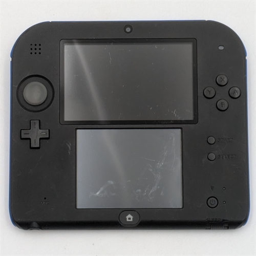 Nintendo 2DS - Black and Blue - Electric Blue - Konsol - SNR AEM103011675 (B Grade) (Genbrug)